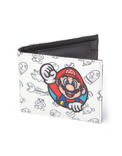 Imagen de Super Mario - White Wallet Print & Pouch Mario
