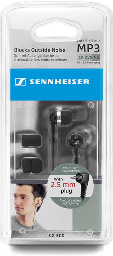 Sennheiser CX300-B In-Ear Stereo Headphone