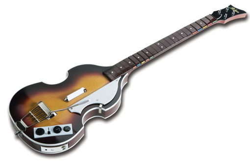 The Beatles: Rock Band X360 Wireless Hofner Bass Guitar Controller