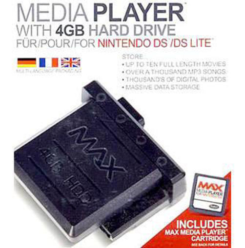 Media Player with 4GB Hard Drive for Nintendo DS