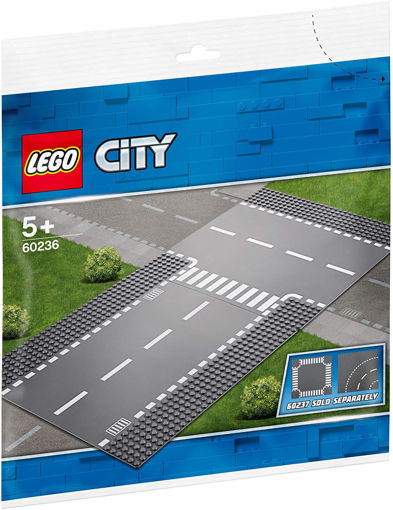 Imagen de LEGO City Straight and T-junction 60236