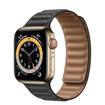 Apple Watch Gold Stainless Steel Case with Leather Link